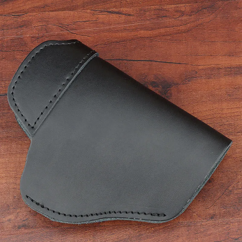 Outdoor Tactical Leather Holster Cowhide Invisible Quick Pull Holster Carrying Gun Holster