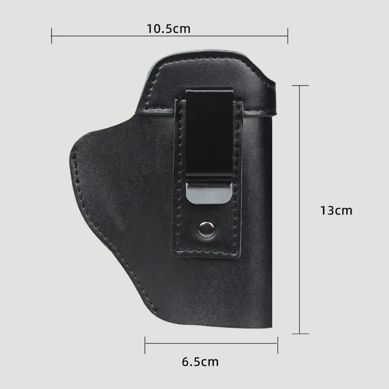 Outdoor Tactical Leather Holster Cowhide Invisible Quick Pull Holster Carrying Gun Holster