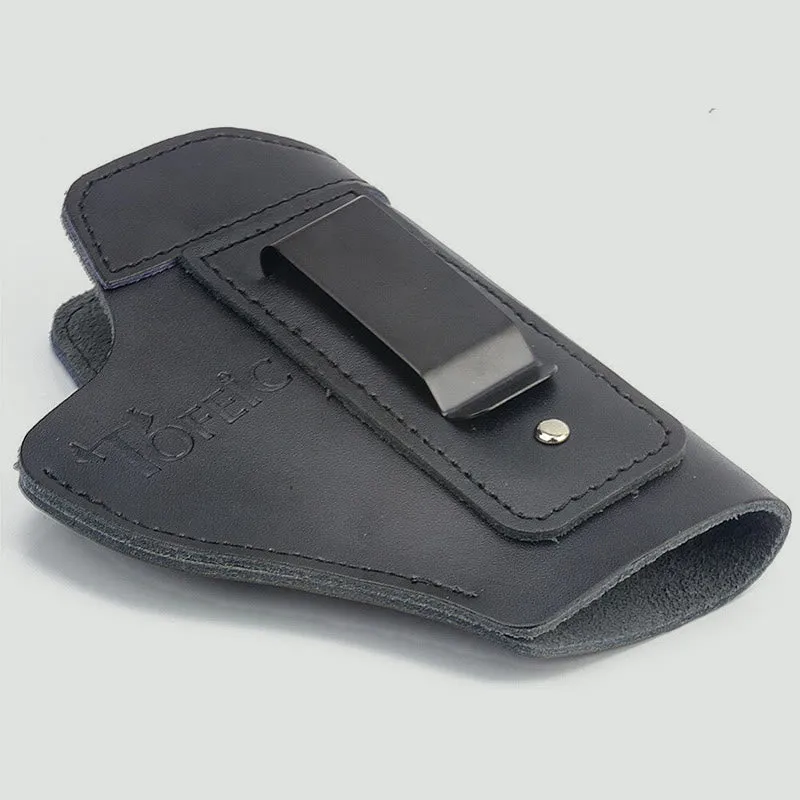 Outdoor Tactical Leather Holster Cowhide Invisible Quick Pull Holster Carrying Gun Holster