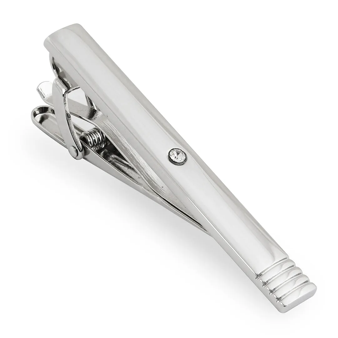 Peluche Striking CrystalTie Pin for Men