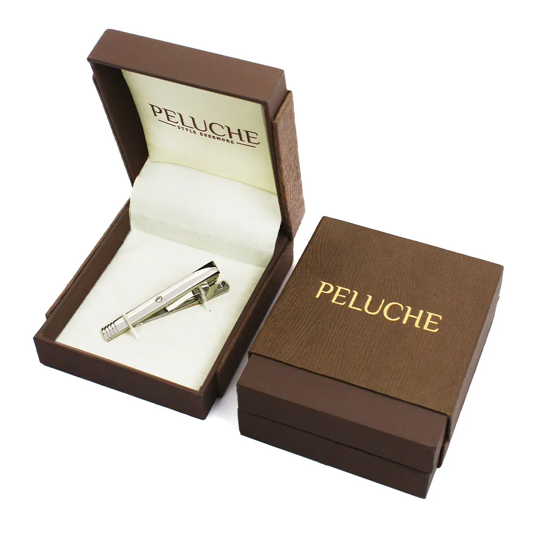 Peluche Striking CrystalTie Pin for Men