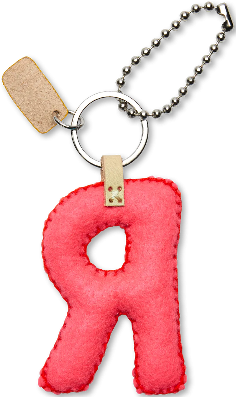 Pink Felt Alphabet Charms