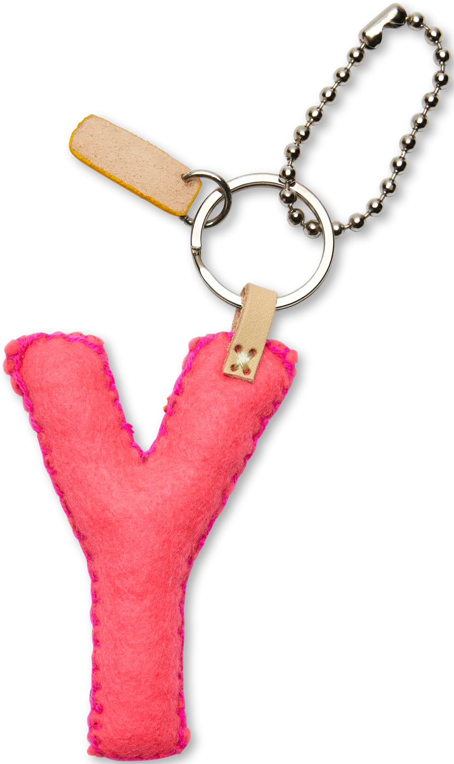 Pink Felt Alphabet Charms