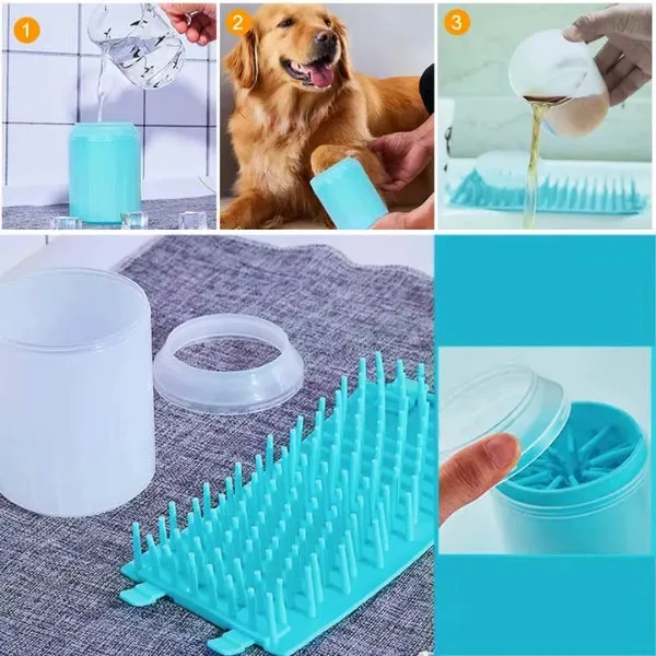 Portable Dog Paw Cleaner: Soft Silicone
