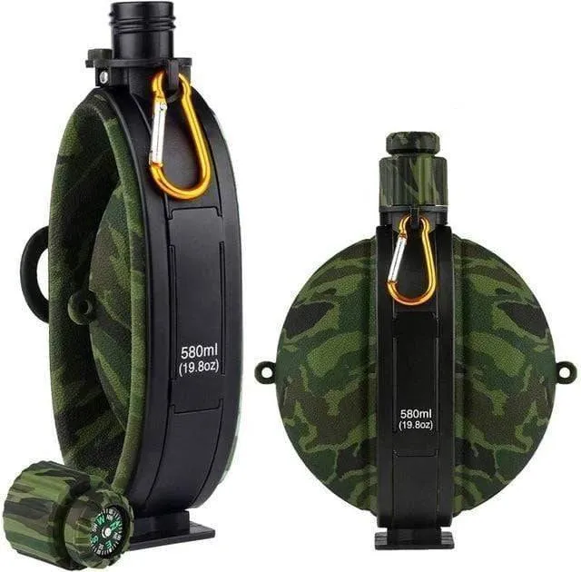 Portable Sports Silicone Water Bottle - Collapsible, Lightweight, Eco-Friendly