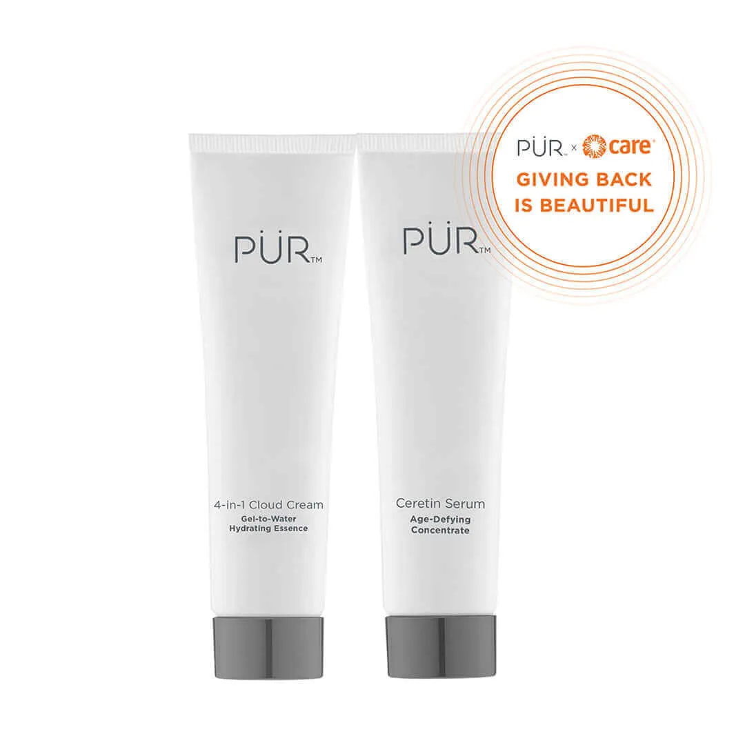 PÜR x CARE 2-Piece Skincare Kit