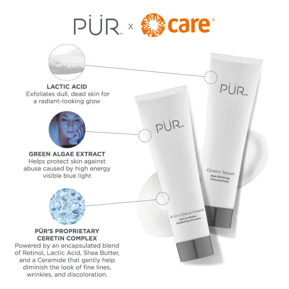 PÜR x CARE 2-Piece Skincare Kit