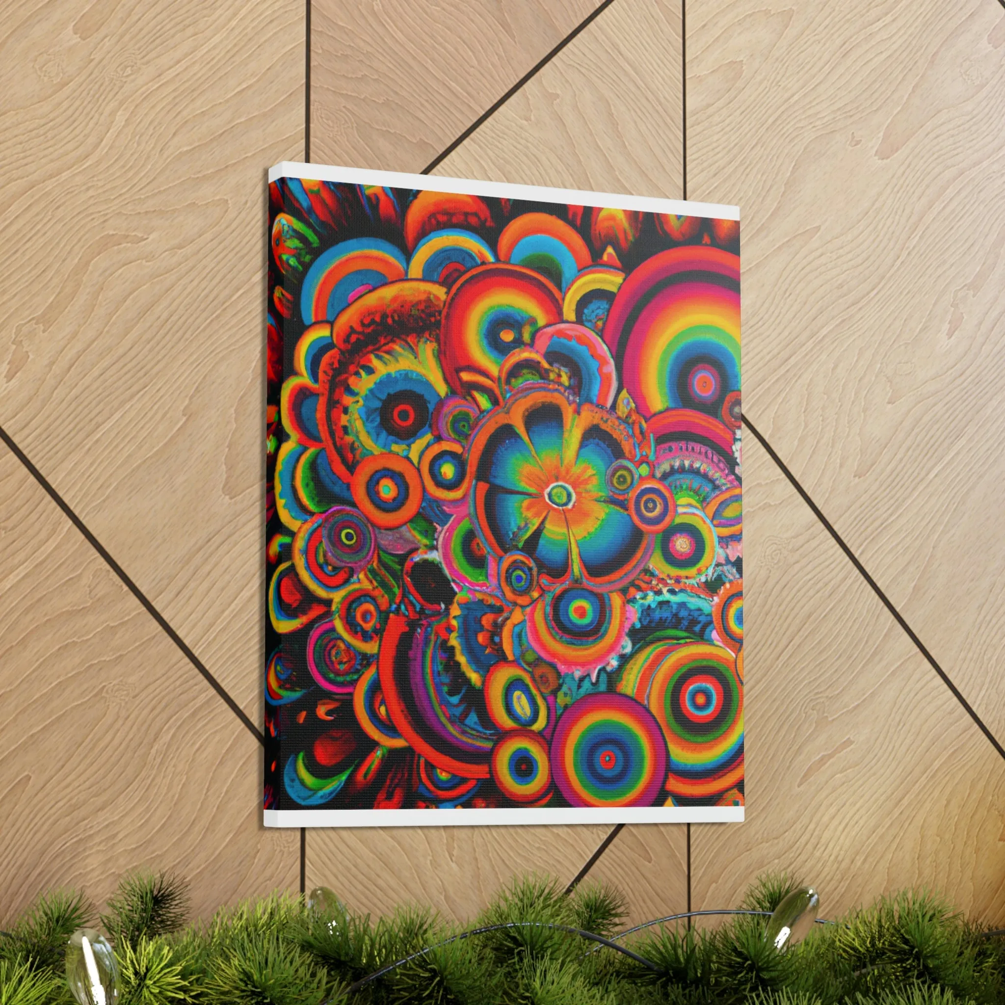 "Psychedelic Petals" - Canvas