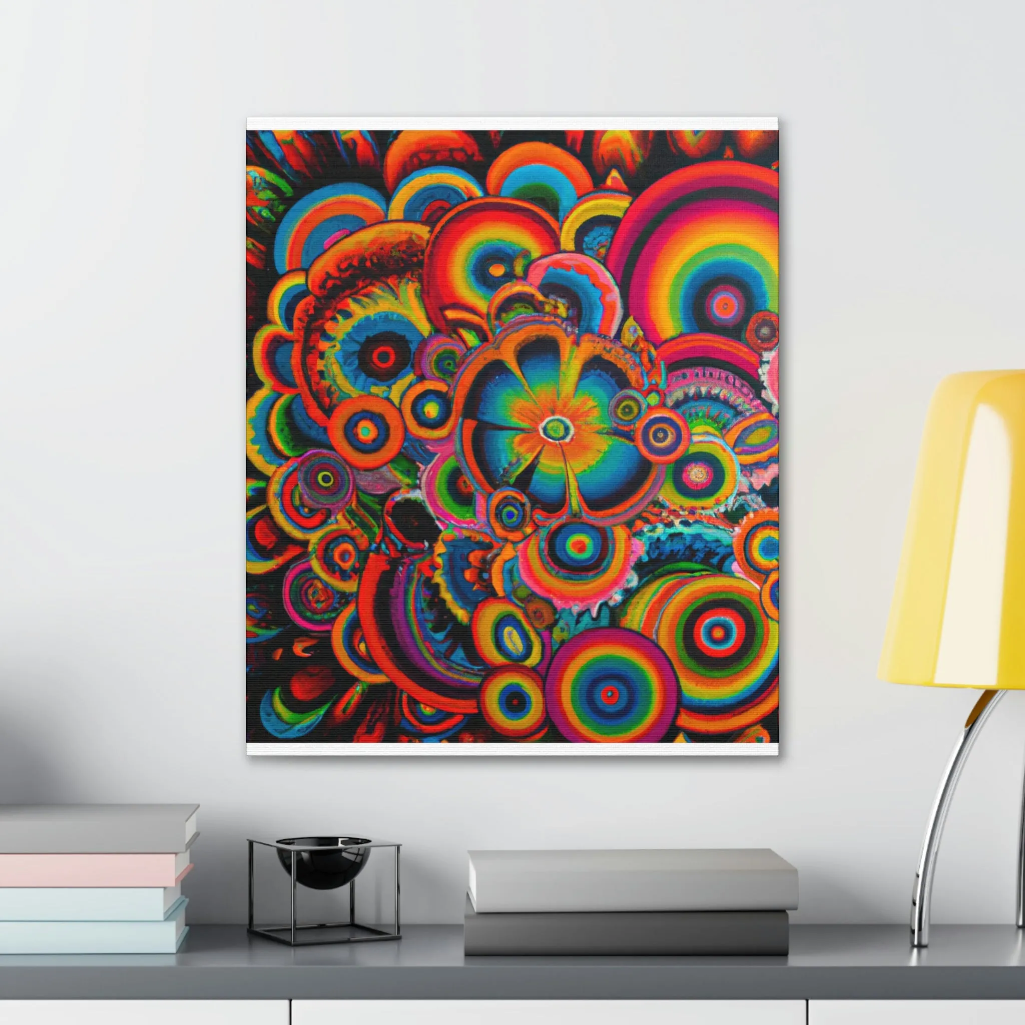 "Psychedelic Petals" - Canvas
