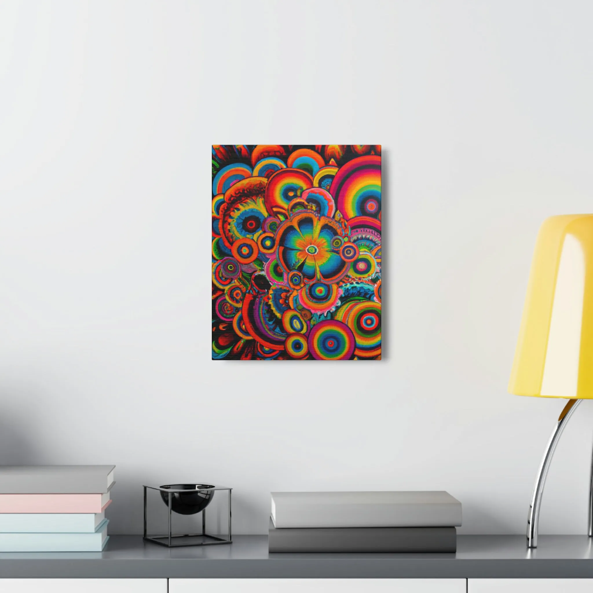 "Psychedelic Petals" - Canvas