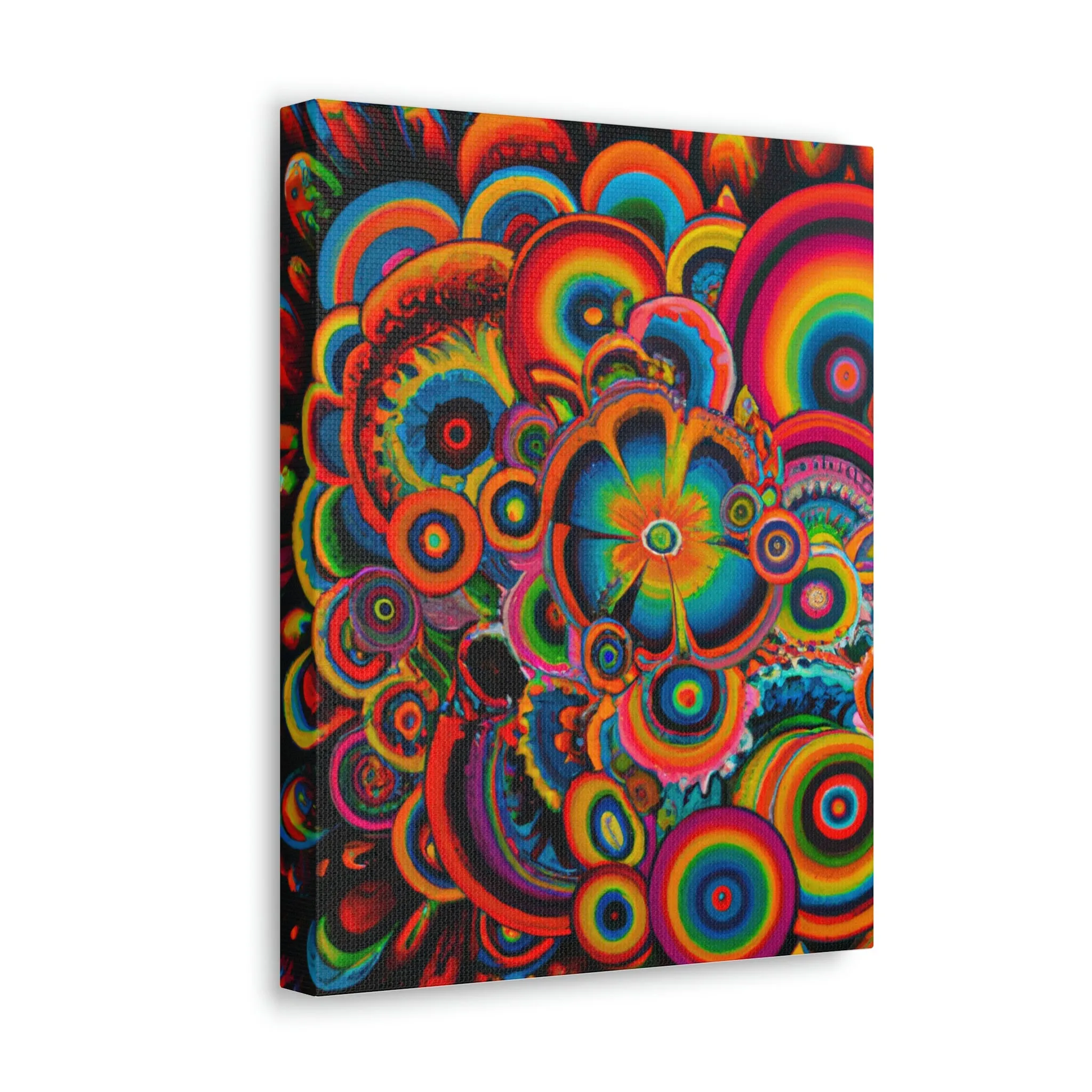 "Psychedelic Petals" - Canvas