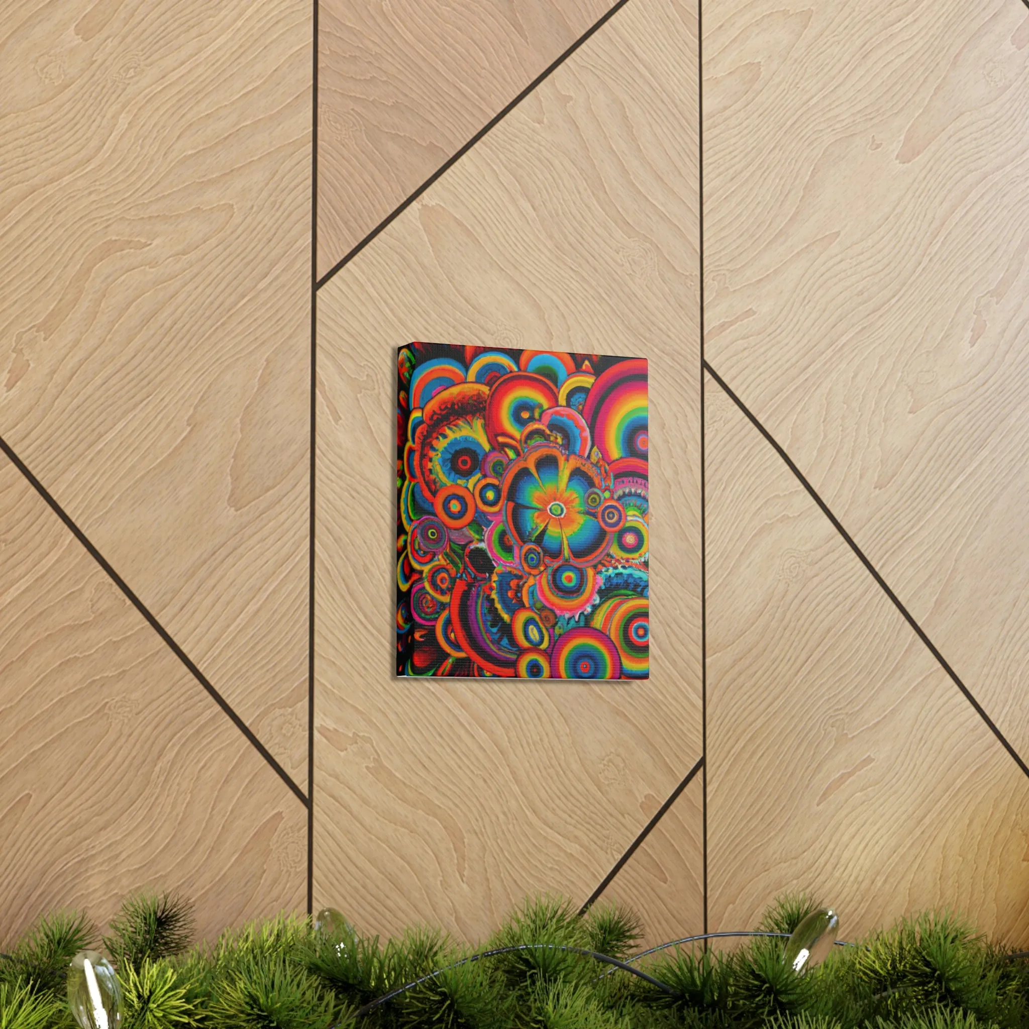 "Psychedelic Petals" - Canvas