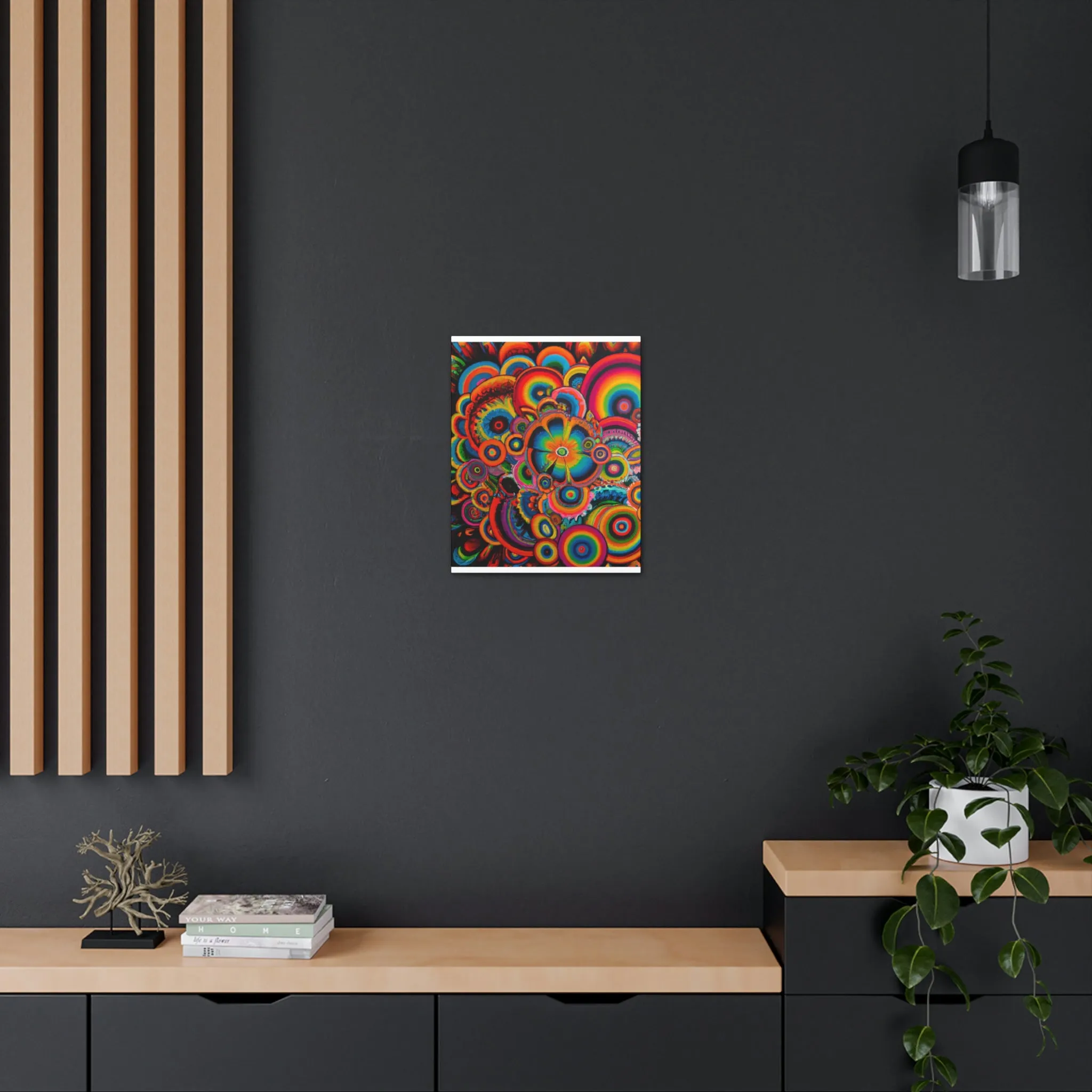 "Psychedelic Petals" - Canvas