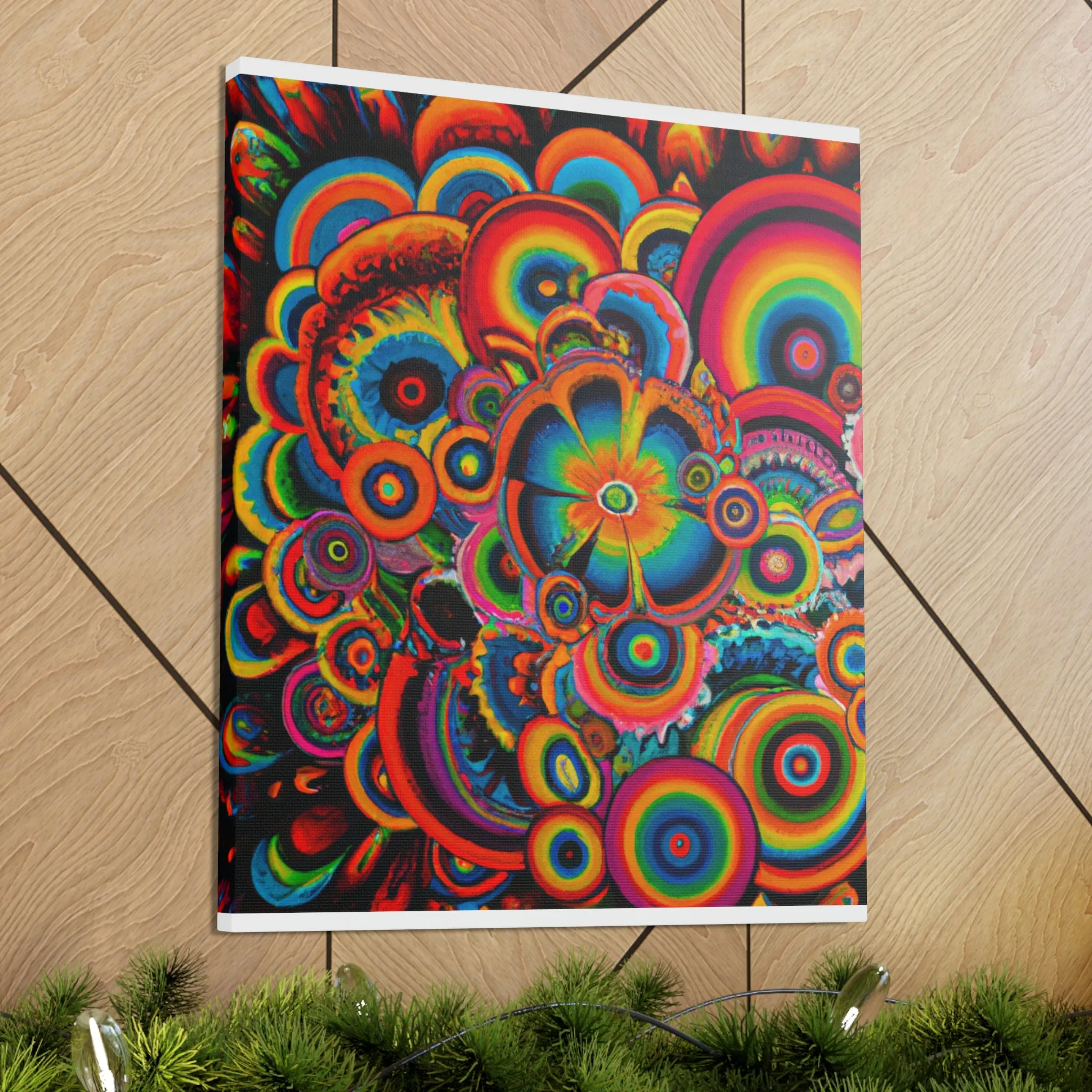 "Psychedelic Petals" - Canvas