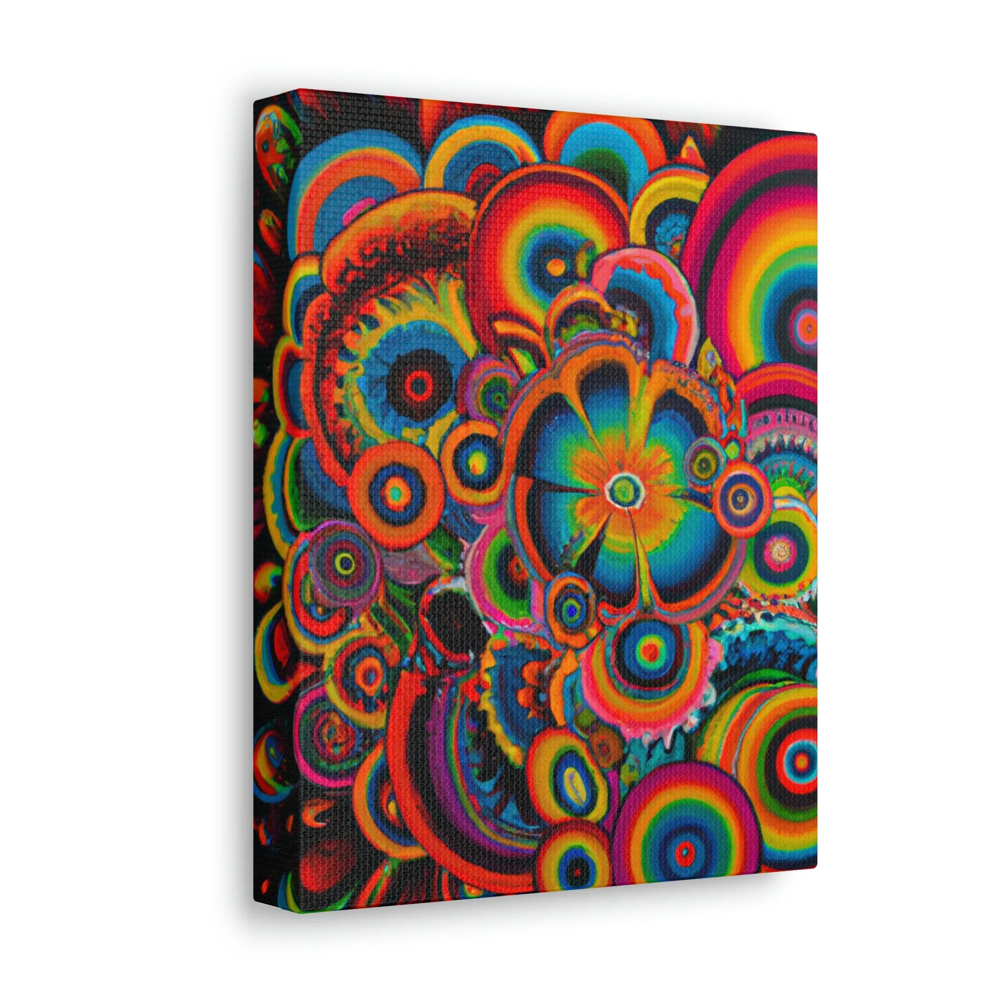 "Psychedelic Petals" - Canvas