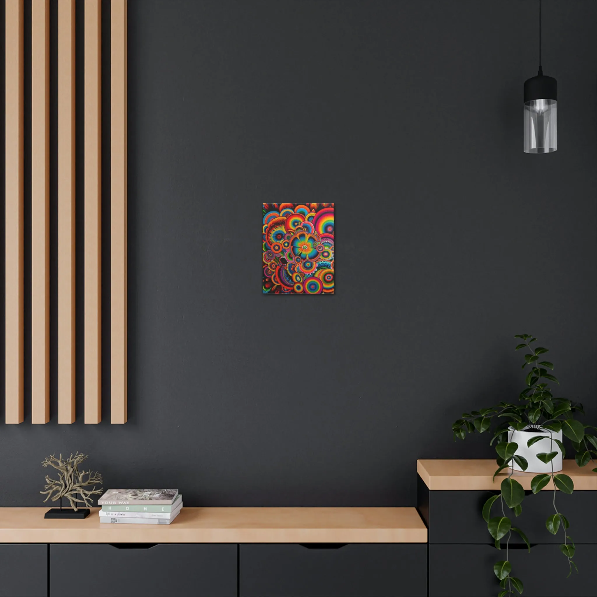 "Psychedelic Petals" - Canvas