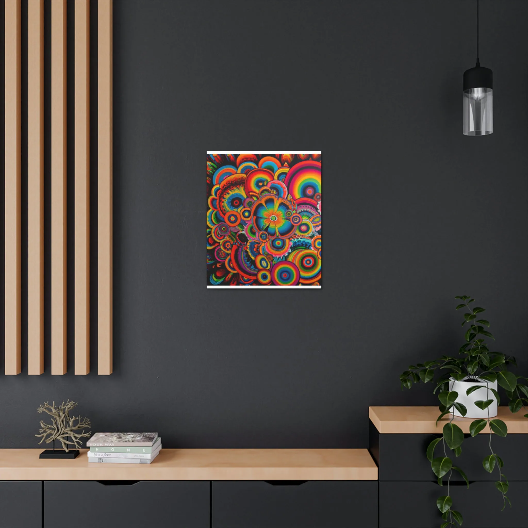 "Psychedelic Petals" - Canvas