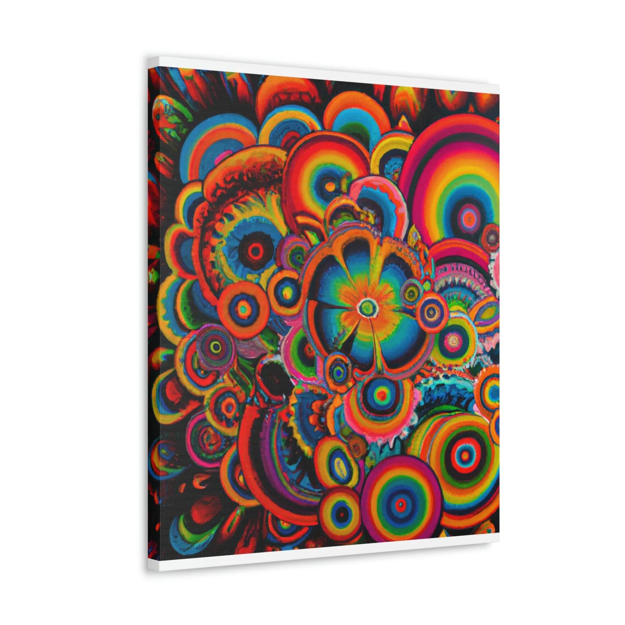 "Psychedelic Petals" - Canvas