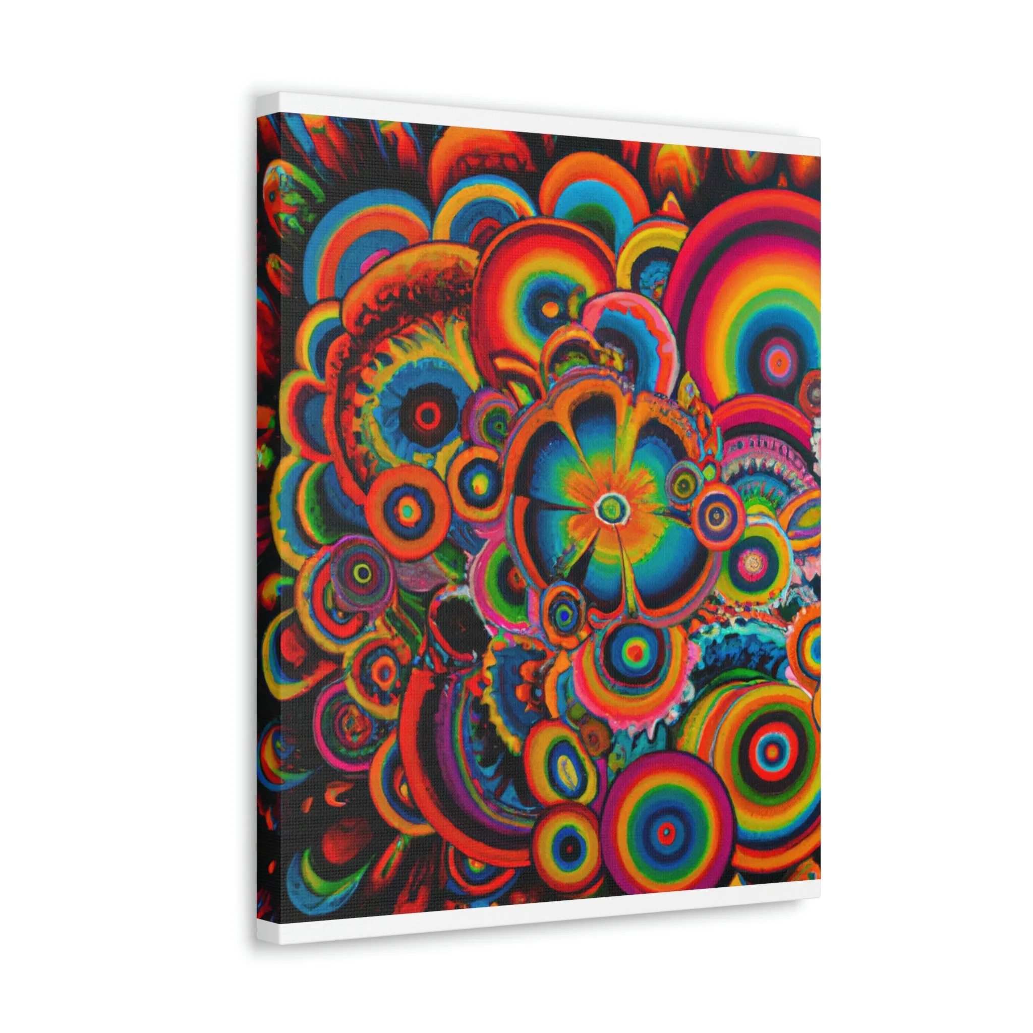"Psychedelic Petals" - Canvas