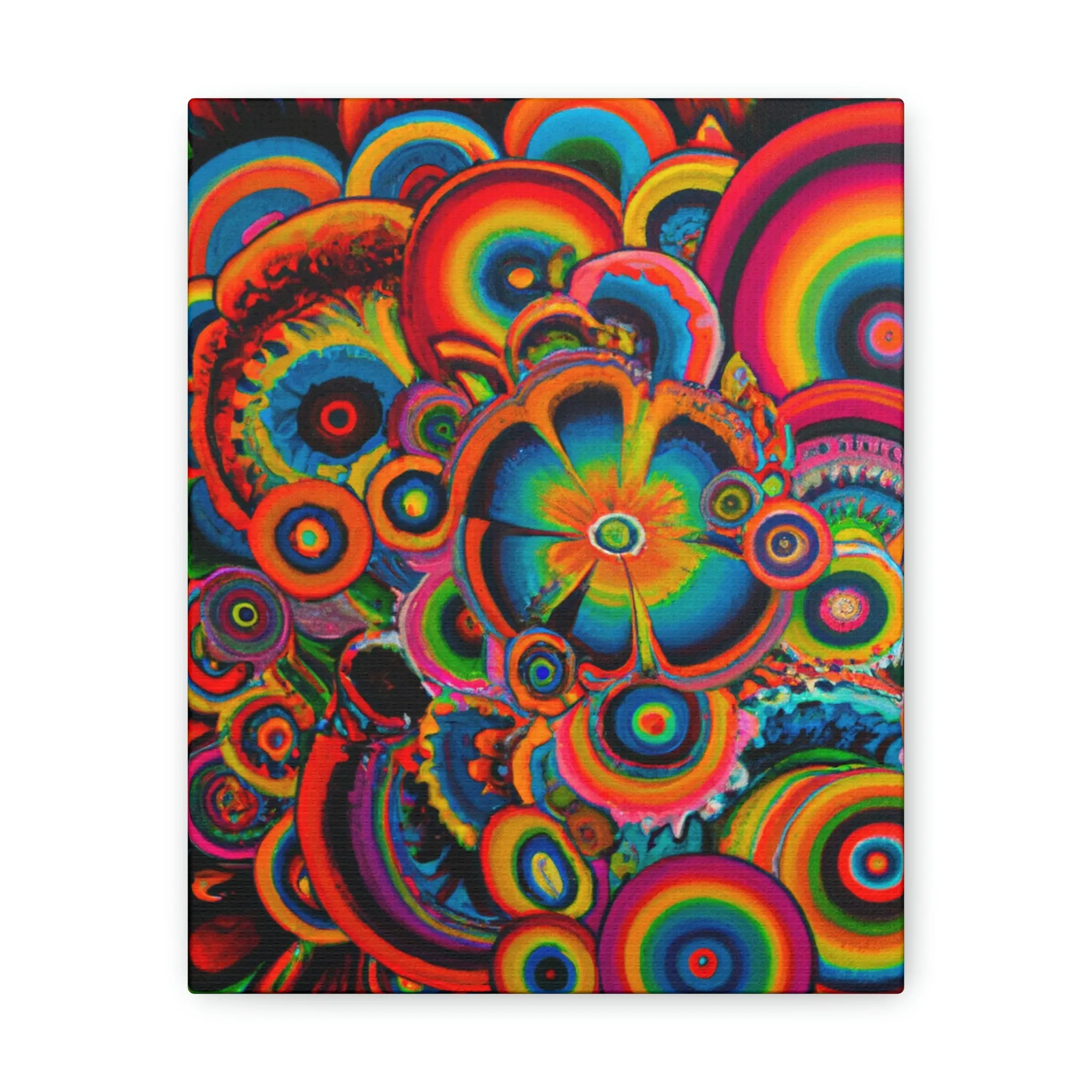 "Psychedelic Petals" - Canvas