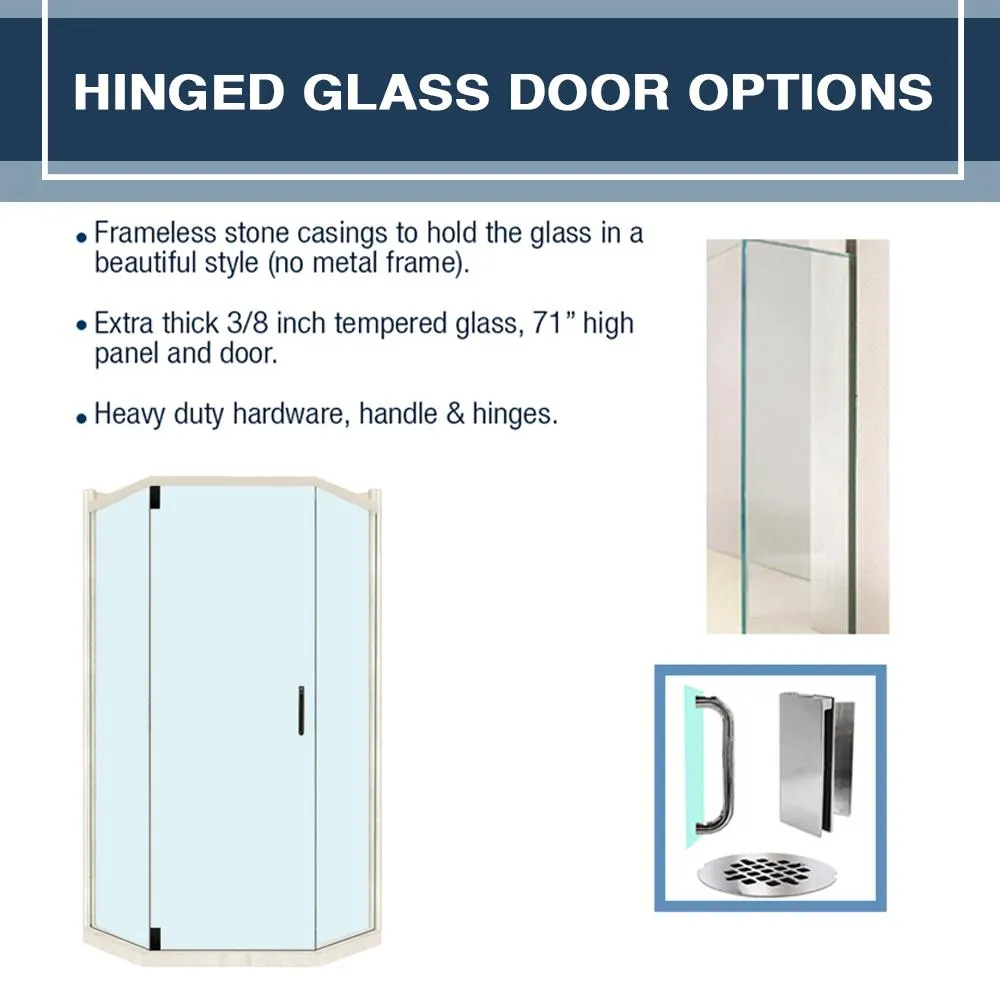 Rafe Marble Classic Neo Shower Enclosure Kit