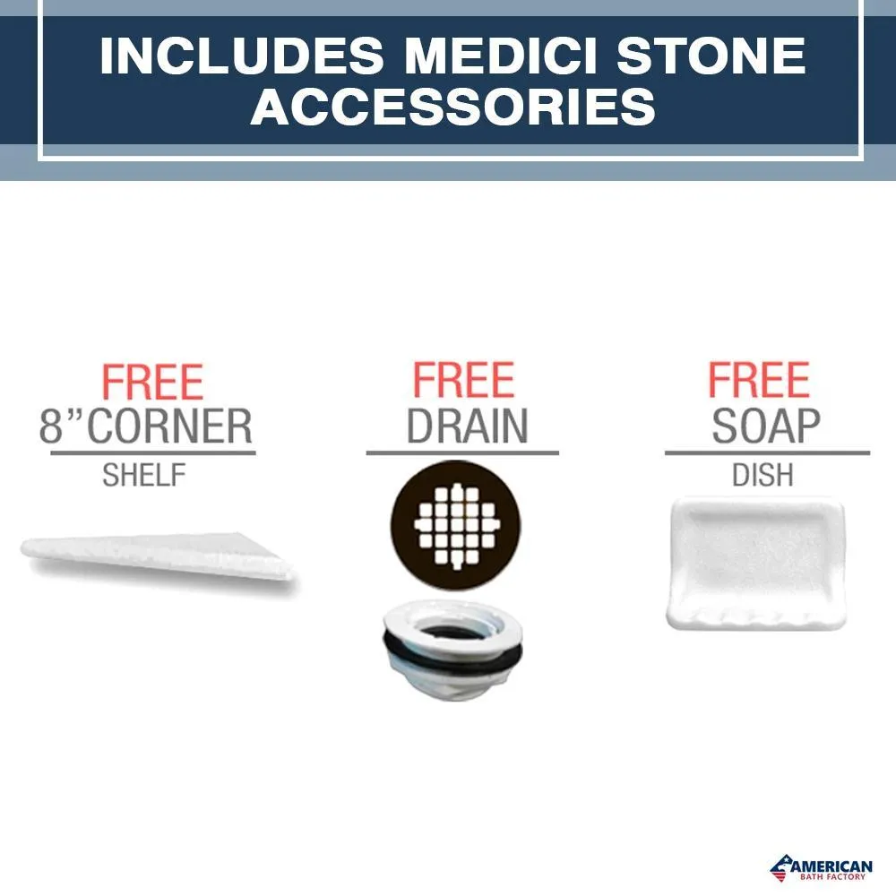 Rafe Marble Classic Neo Shower Enclosure Kit