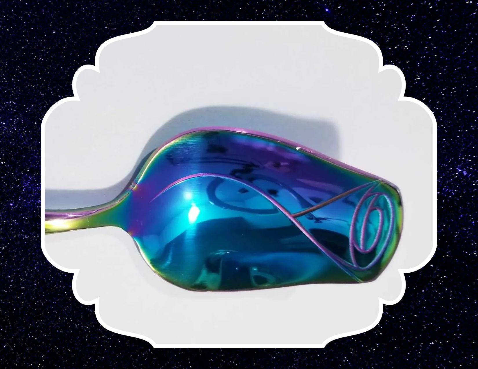 Rose Glitter Spoon