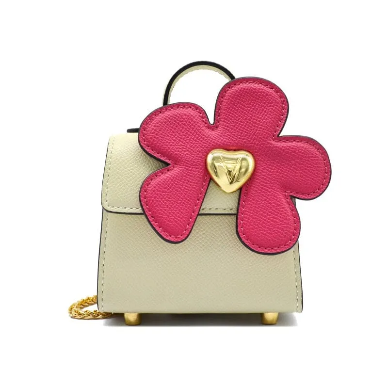 Sahi Little Flower Daisy Crossbody Leather Mini Bag