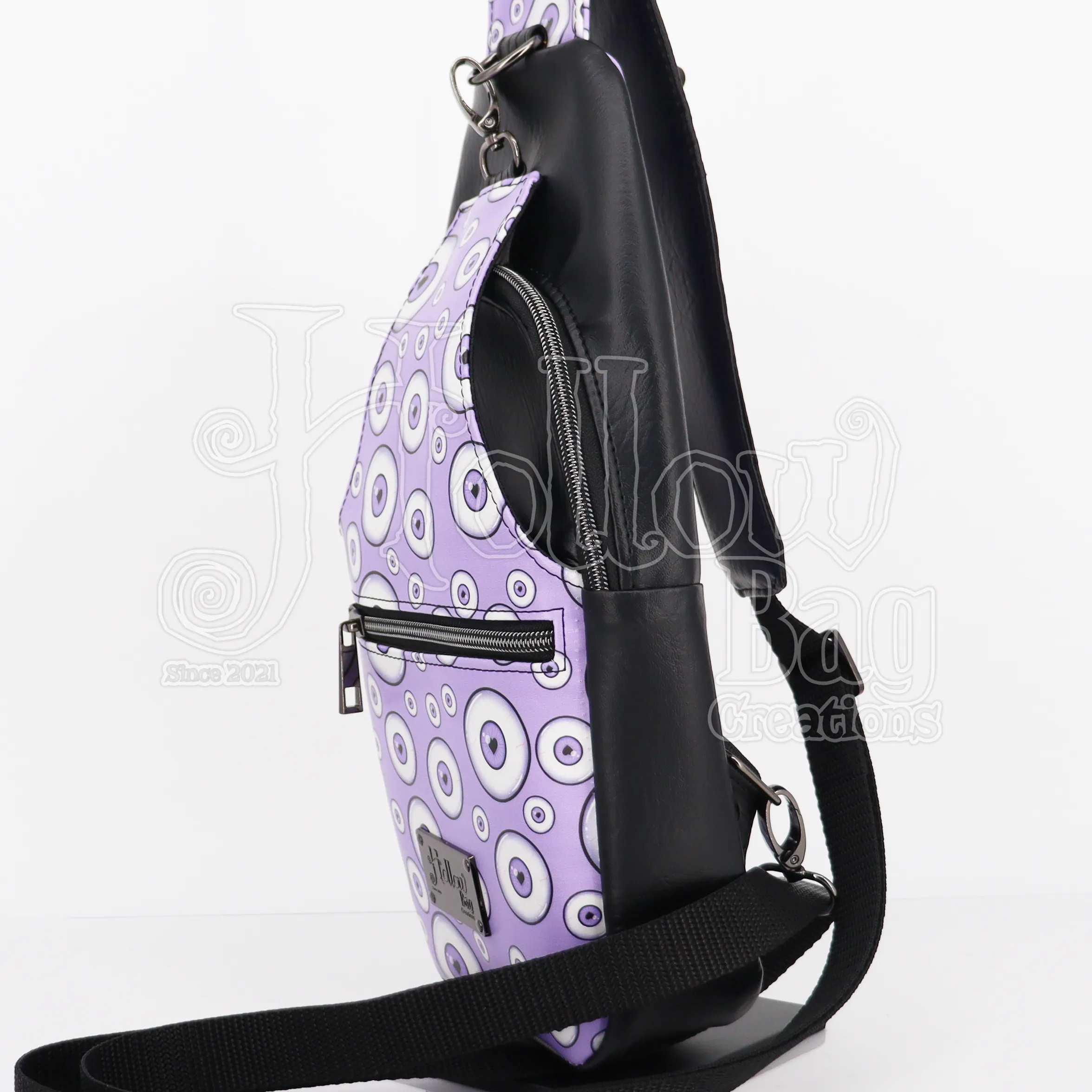 Sling Bag - Purple Heart Eyes