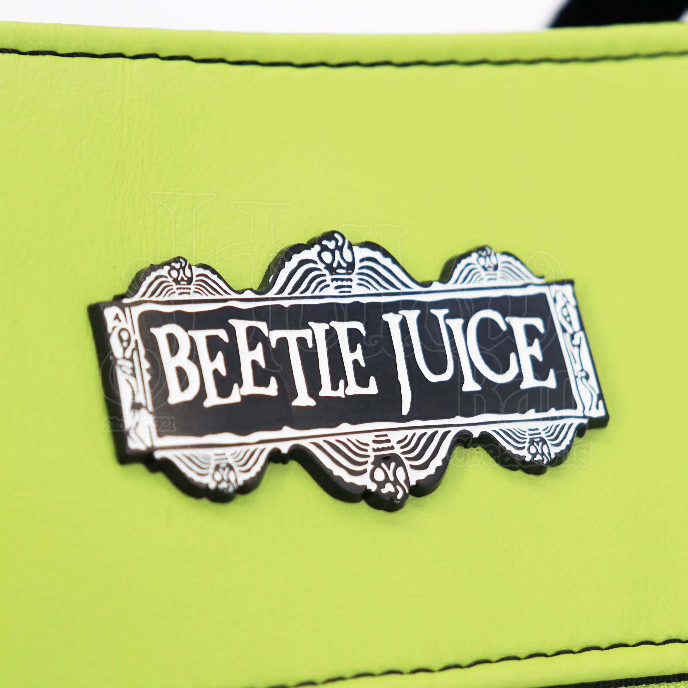 SM Tote - BJ Danger Noodles Green & Striped
