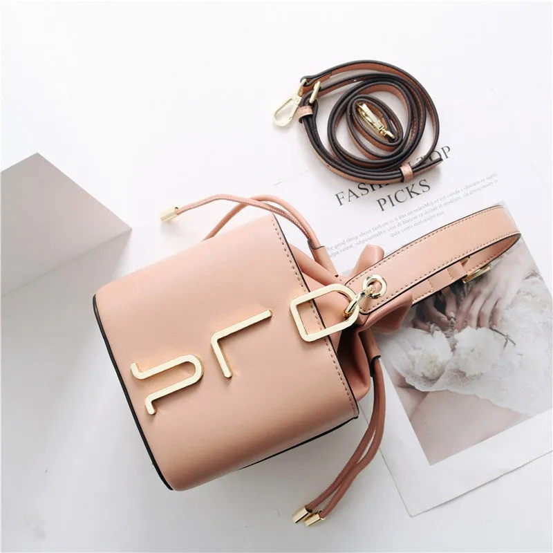 Small Leather Bucket Bag