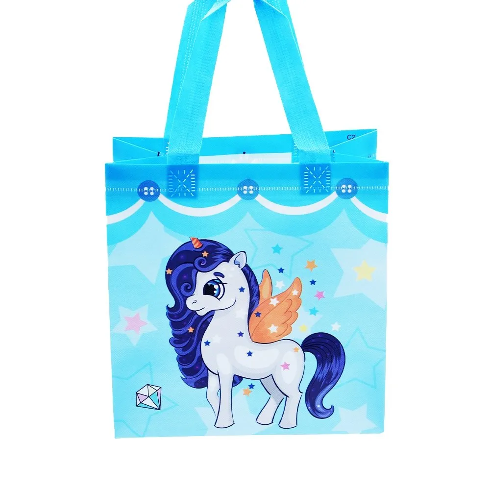 Small Unicorn & Diamond Printed PP Non-Woven Bag