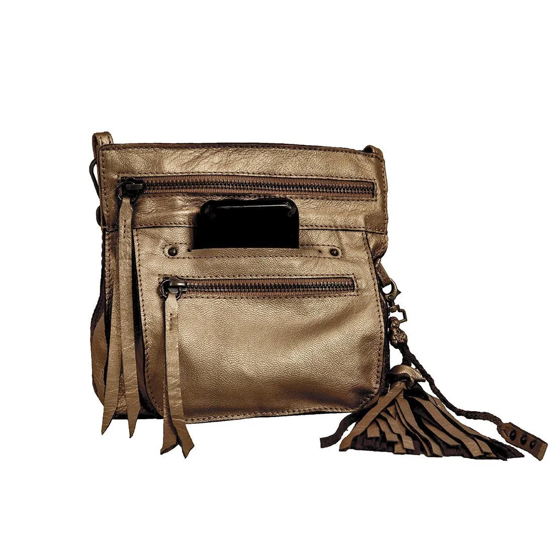 Stretta Small Leather Crossbody and Belt Hip Bag