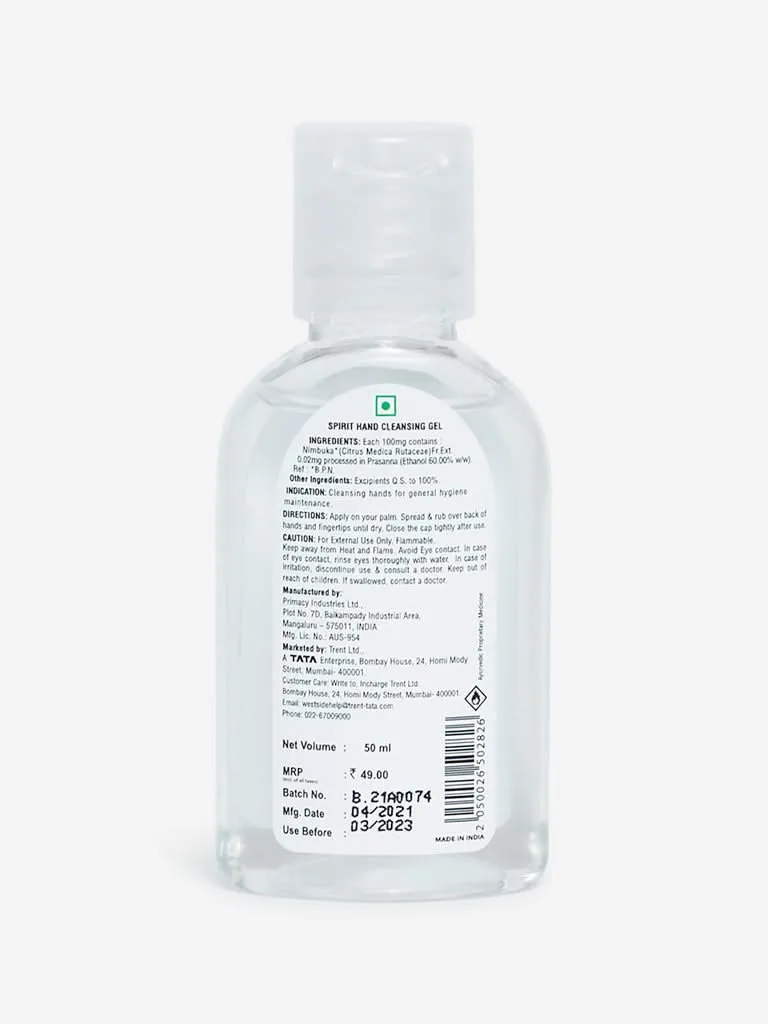 Studiowest Hand Cleansing Gel, Spirit, 50ml