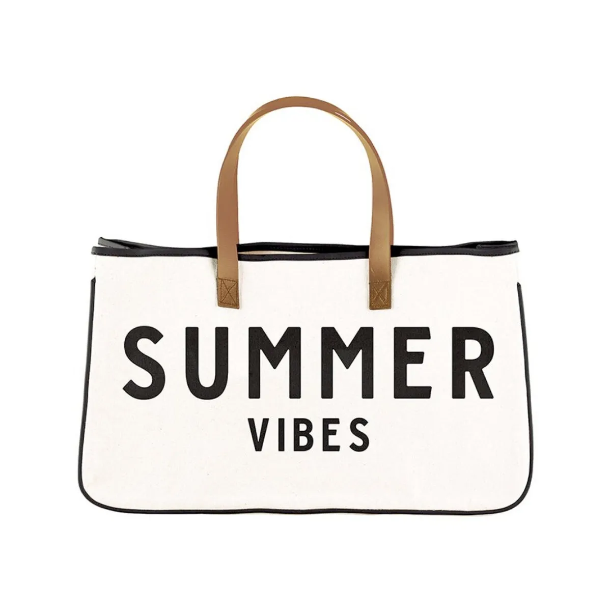 Summer Vibes Canvas Tote Bag
