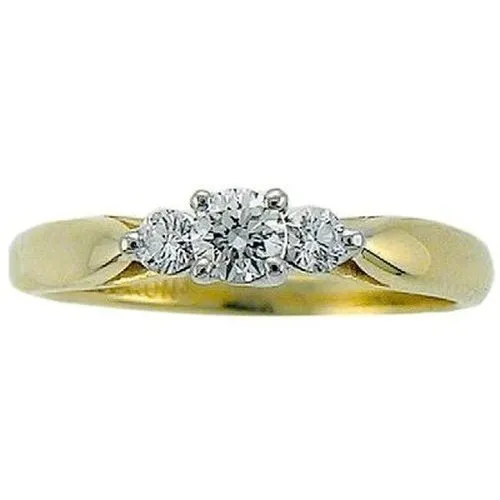 Three Stone Brilliant Cut .33ct