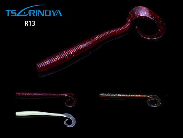 Trulinoya Hot Sale Soft Bait 120mm 3.5g Capuchin Earthworms Fishing Worms Red Color Sauce Soft Bait Lures Popular D30