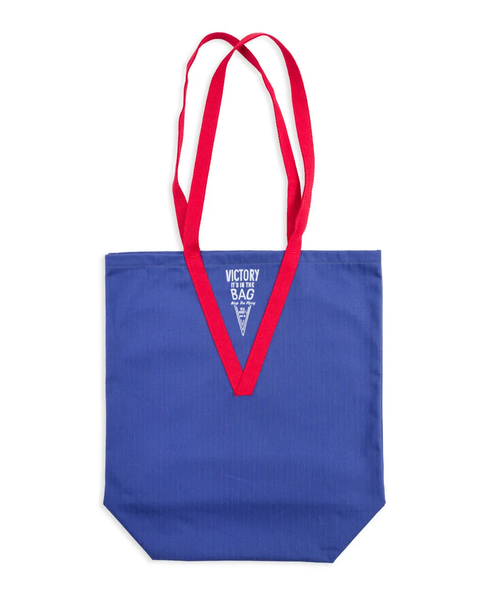Victory Shoulder Tote Bag - Ink Blue