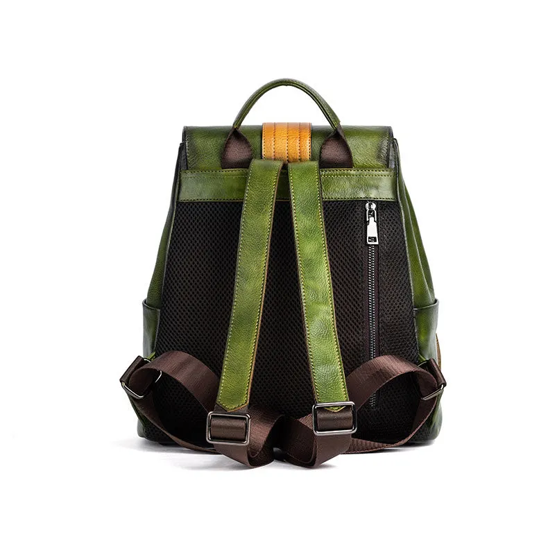 Vintage Womens Western Backpack Purses Ladies Rucksack Bag