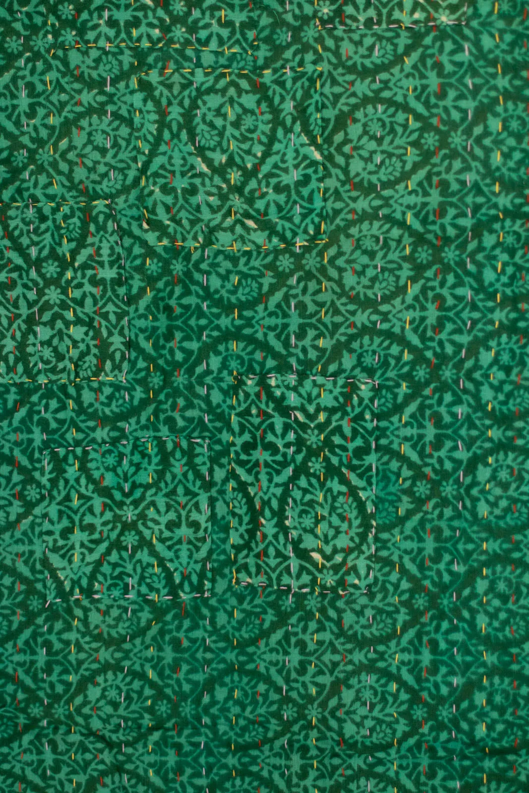 Work Kantha Throw