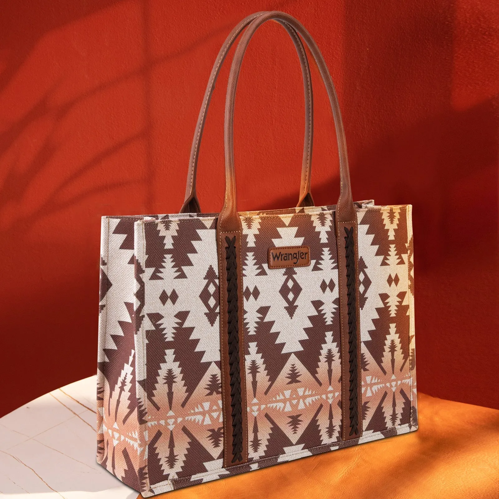 Wrangler Large Tote Light Coffee
