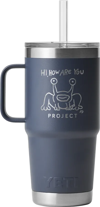 YETI Rambler 25 oz Straw Mug Navy